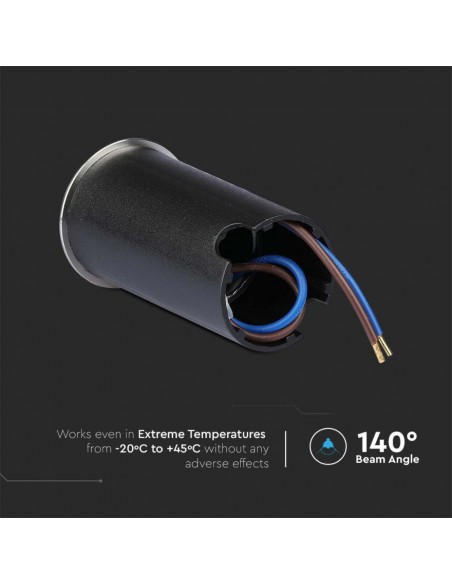 211464-Faretto LED Segnapasso a Cilindro da Interramento  Colore Argento V   Driver non Incluso-5