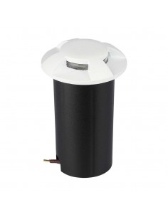 211469-Faretto LED Segnapasso a Cilindro da Interramento  con  Fasci Luminosi Colore Bianco V   Driver non Incluso-1