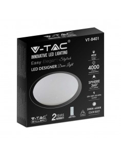 2114741-Plafoniera LED Rotonda  con Telecomando Cambia Colore  in  Effetto Stellato d mm h mm Dimmerabile-1 2