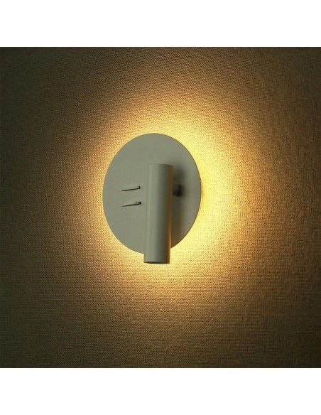 Luce laterale per hotel a LED 3W+6W bianca 3000K