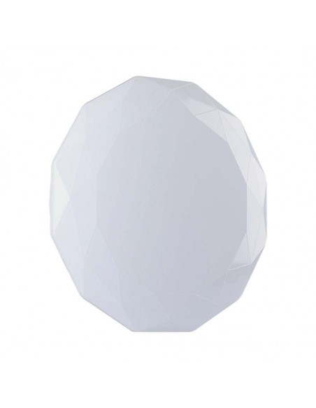 2114931-Plafoniera LED Rotonda  con Telecomando Cambia Colore  in  a Diamante d mm h mm Dimmerabile-1