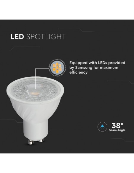 21196-Faretto LED Chip Samsung GU    Dimmerabile-5