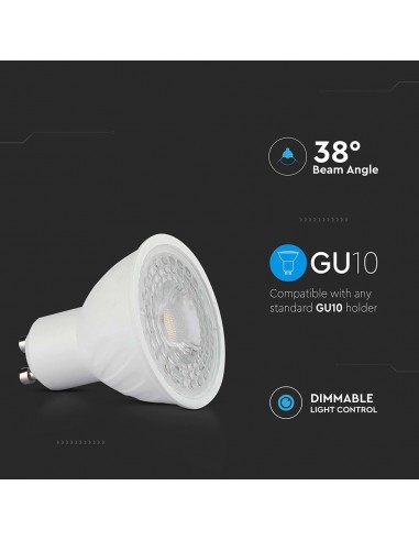 211971-Faretto LED GU   Copertura Trasparente  Dimmerabile-5