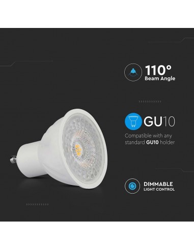 211981-Faretto LED GU   Copertura Trasparente  Dimmerabile-7
