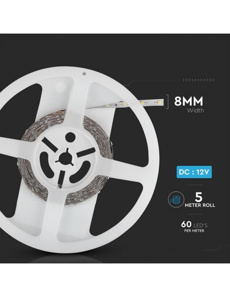 212009-Strip LED SMD /m m  LED/m Giallo V IP mm-2