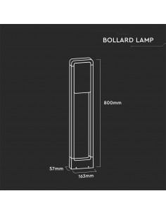 2120117-Paletto LED  Chip Samsung Corpo Bianco  -1 2