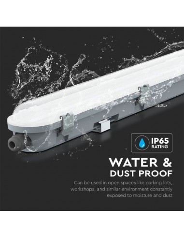 2120211-Plafoniera LED Chip Samsung Impermeabile  LM/W M-Series cm Copertura Satinata  -7