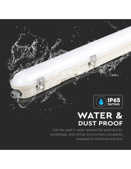 2120221-Plafoniera LED Chip Samsung Impermeabile  LM/W M-Series mm con Kit di Emergenza e  -7