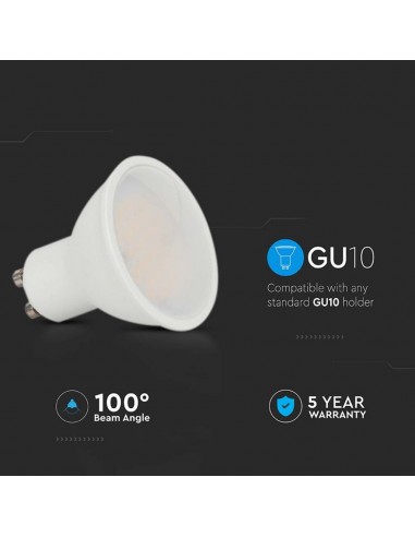 Faretto LED Chip Samsung GU10 4,5W...