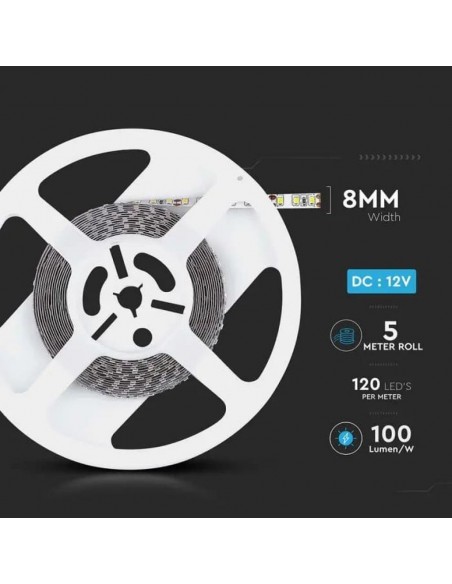 212042-Strip LED SMD /m m  LED/m V  IP mm-2