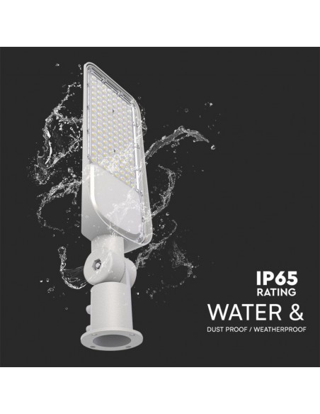 Armatura Stradale LED Chip Samsung 150W 120LM/W con Sensore Luce Grigio 4000K IP65