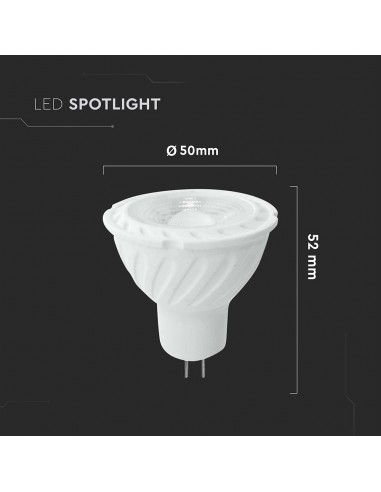 212071-Faretto LED GU MR  V  Copertura Trasparente -3