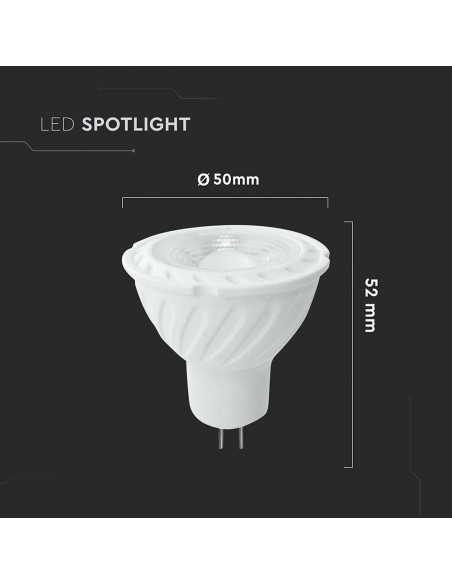 212071-Faretto LED GU MR  V  Copertura Trasparente -3