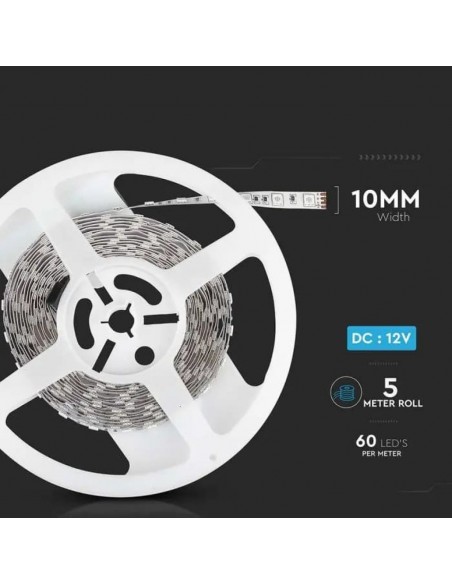 212128-Strip LED SMD /m m  LED/m Rosso V IP mm-2