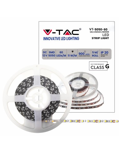 212143-Strip LED SMD /m m  LED/m V  IP mm-1