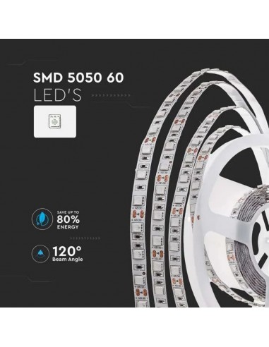 Strip LED SMD5050 11W/m 5m 60 LED/m...