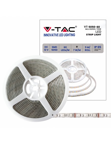 212155-Strip LED SMD /m m  LED/m V RGB  mm-1