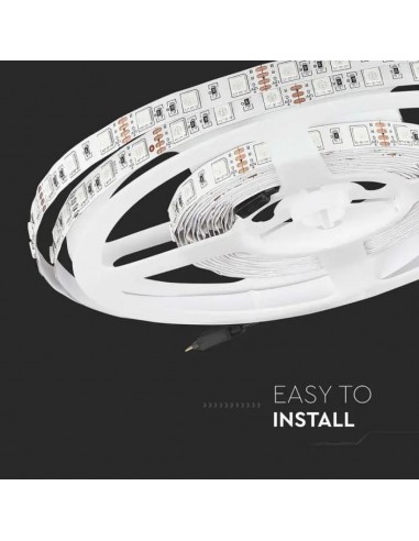 212156-Strip LED SMD /m m  LED/m Giallo V IP mm-7