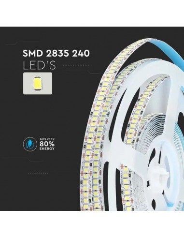 Strip LED SMD2835 20W/m 5m 240 LED/m...