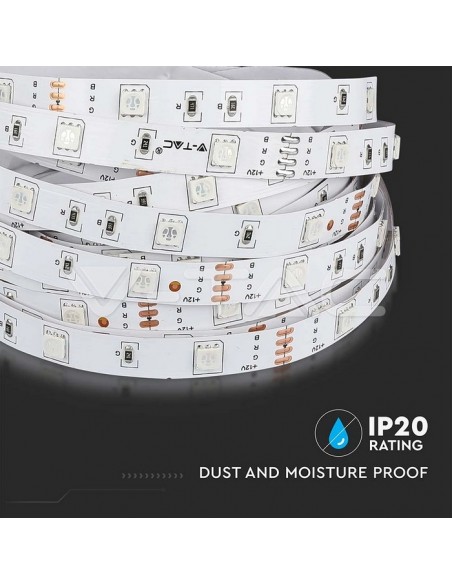 Kit Strip LED SMD5050 30 LED/m RGB IP20 (212124+3238+3625)