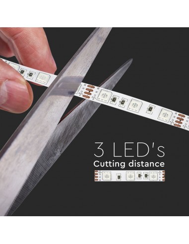 212558-Kit per Strip LED SMD /m Bobina m  LED/m con Telecomando e Alimentatore RGB Dimmerabile IP-5