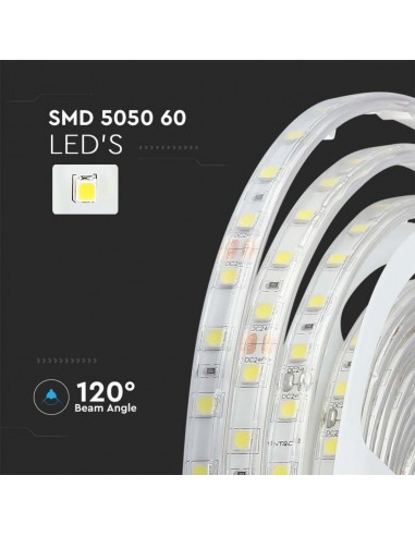 212564-Strip LED SMD /m m  LED/m V   mm-7