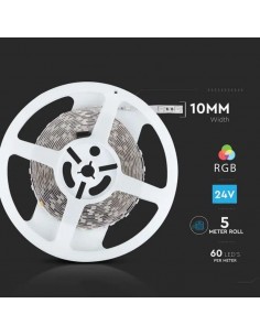 212591-Strip LED SMD /m m  LED/m V RGB IP mm-1 2