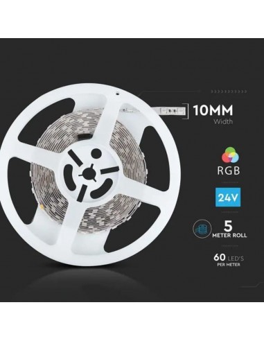 212591-Strip LED SMD /m m  LED/m V RGB IP mm-2