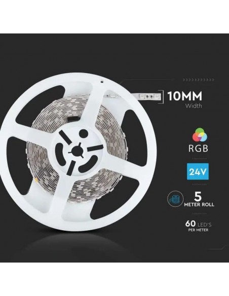 212591-Strip LED SMD /m m  LED/m V RGB IP mm-2