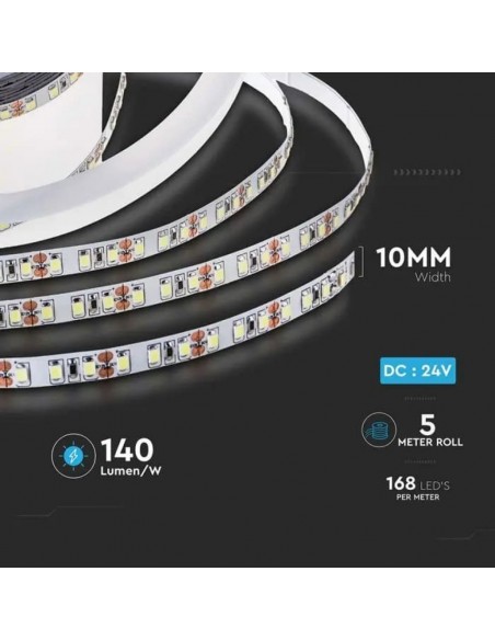 212597-Strip LED SMD /m m  LED/m LM/W V  IP mm-2