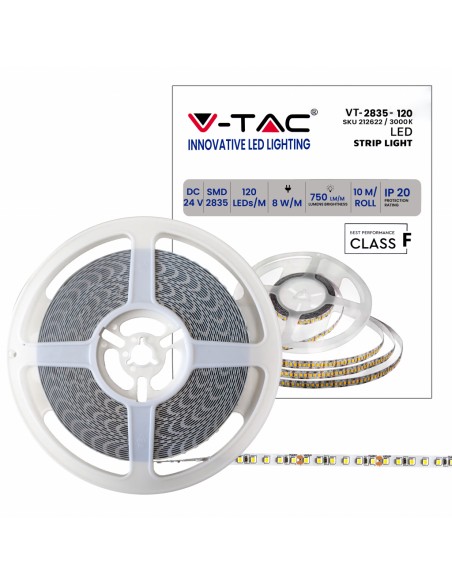 212622-Strip LED SMD /m m  LED/m  V IP mm-1