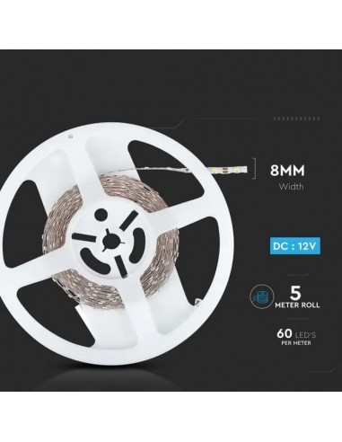 212624-Strip LED SMD /m m  LED/m  V IP mm-2