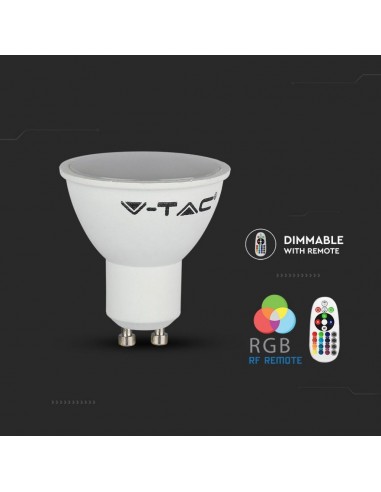 Faretto LED GU10 5,5W Satinato con...