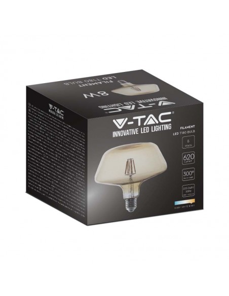 212790-Lampadina LED E  T Filamento Ambrata -2