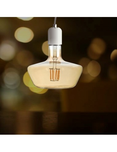 212790-Lampadina LED E  T Filamento Ambrata -4