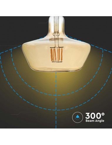 212790-Lampadina LED E  T Filamento Ambrata -7