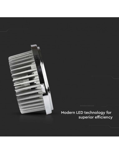 212792-Faretto LED AR  con Riflettori Intercambiabili - Colore Argento -7