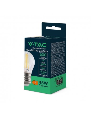 212844-Lampadina LED E  LM/W G Filamento -2