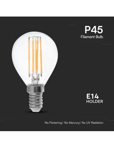 212846-Lampadina LED E  LM/W P Filamento -5