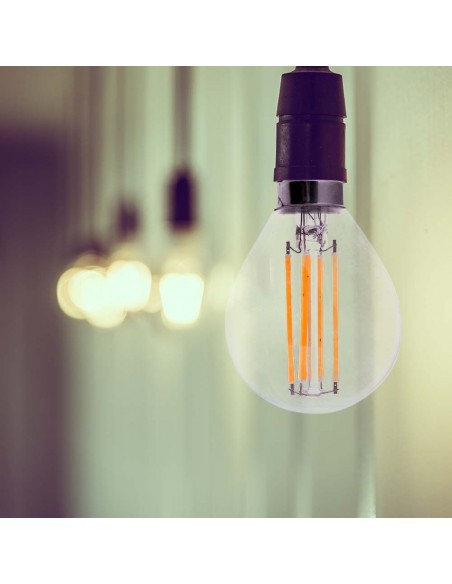 212847-Lampadina LED E  LM/W P Filamento -4