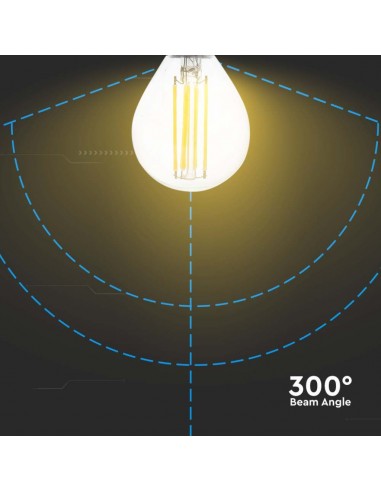 212847-Lampadina LED E  LM/W P Filamento -7