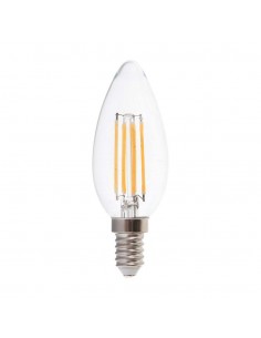 212850-Lampadina LED E  LM/W Candela Filamento -1
