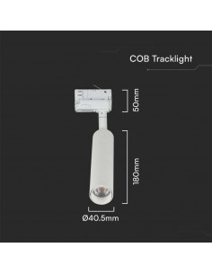 21351-Faretto LED da Binario Chip Samsung  Colore Bianco -1 2