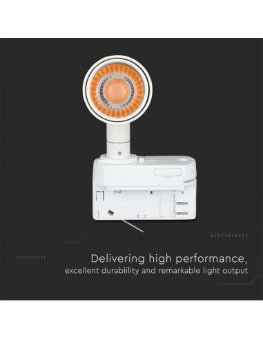 21351-Faretto LED da Binario Chip Samsung  Colore Bianco -5