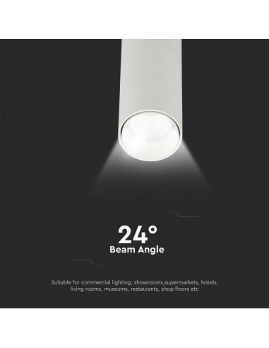 21351-Faretto LED da Binario Chip Samsung  Colore Bianco -7