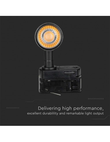 21359-Faretto LED da Binario Chip Samsung  Colore Nero -5