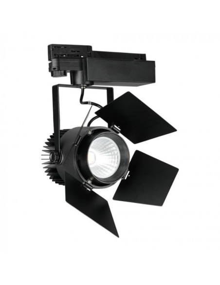 21371-Faretto LED da Binario Chip Samsung  Colore Nero -1