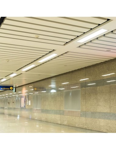 21381-Plafoniera LED Chip Samsung a Incasso  Lineare Colore Bianco cm -5