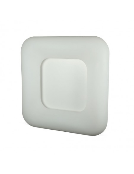 213970-Plafoniera LED Quadrata  con Telecomando Cambio Colore  in  Corpo Bianco l cm h cm Dimmerabile-1