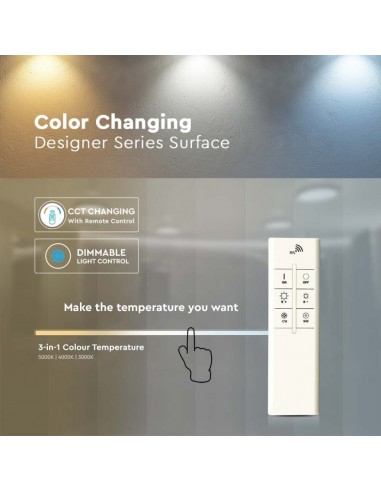 Plafoniera LED Quadrata 40W con...